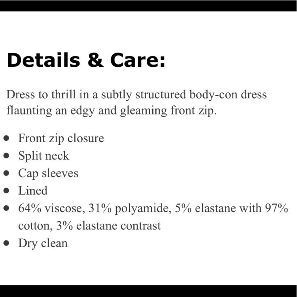 TED BAKER Structured Zip Peplum Dress - Picture 7 of 9